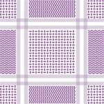 Square Purple Pattern Bead Purple Keffiyeh Purple Geometric Headdress Angle Violet Rectangle Play Mat (Square) Front