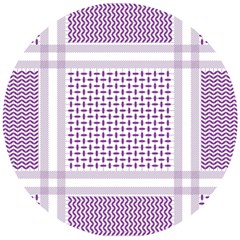 Square Purple Pattern Bead Purple Keffiyeh Purple Geometric Headdress Angle Violet Rectangle Wooden Puzzle Round