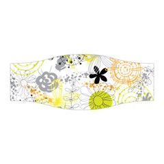 Doodle Flowers Hand Drawing Pattern Stretchable Headband