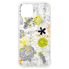 Doodle Flowers Hand Drawing Pattern Iphone 12/12 Pro Tpu Uv Print Case by Jancukart