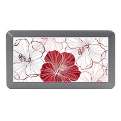 Red Hibiscus Flowers Art Memory Card Reader (mini)