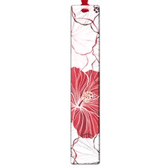 Red Hibiscus Flowers Art Large Book Marks