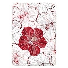 Red Hibiscus Flowers Art Removable Flap Cover (s) by Jancukart