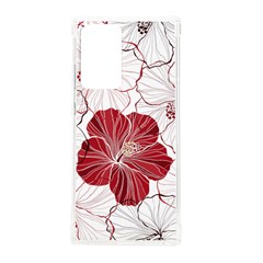 Red Hibiscus Flowers Art Samsung Galaxy Note 20 Ultra Tpu Uv Case by Jancukart