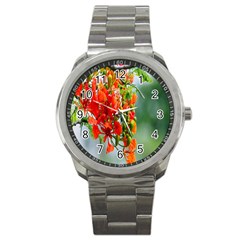 Gathering Sping Flowers  Sport Metal Watch by artworkshop