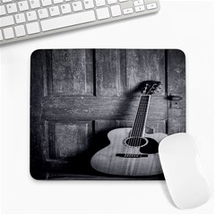 Acoustic Guitar Large Mousepad by artworkshop