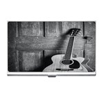 Acoustic Guitar Business Card Holder Front