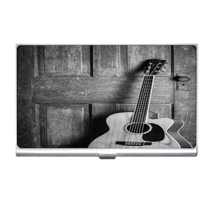 Acoustic Guitar Business Card Holder