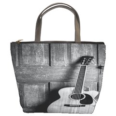 Acoustic Guitar Bucket Bag by artworkshop