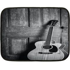 Acoustic Guitar Fleece Blanket (mini) by artworkshop