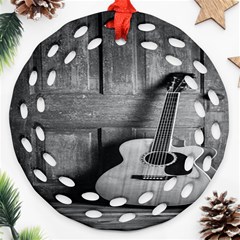 Acoustic Guitar Ornament (round Filigree) by artworkshop