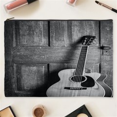 Acoustic Guitar Cosmetic Bag (xxxl) by artworkshop