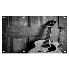 Acoustic Guitar Banner And Sign 7  X 4 