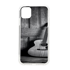 Acoustic Guitar Iphone 11 Tpu Uv Print Case by artworkshop