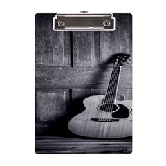 Acoustic Guitar A5 Acrylic Clipboard