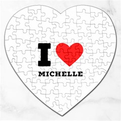 I Love Michelle Jigsaw Puzzle (heart) by ilovewhateva