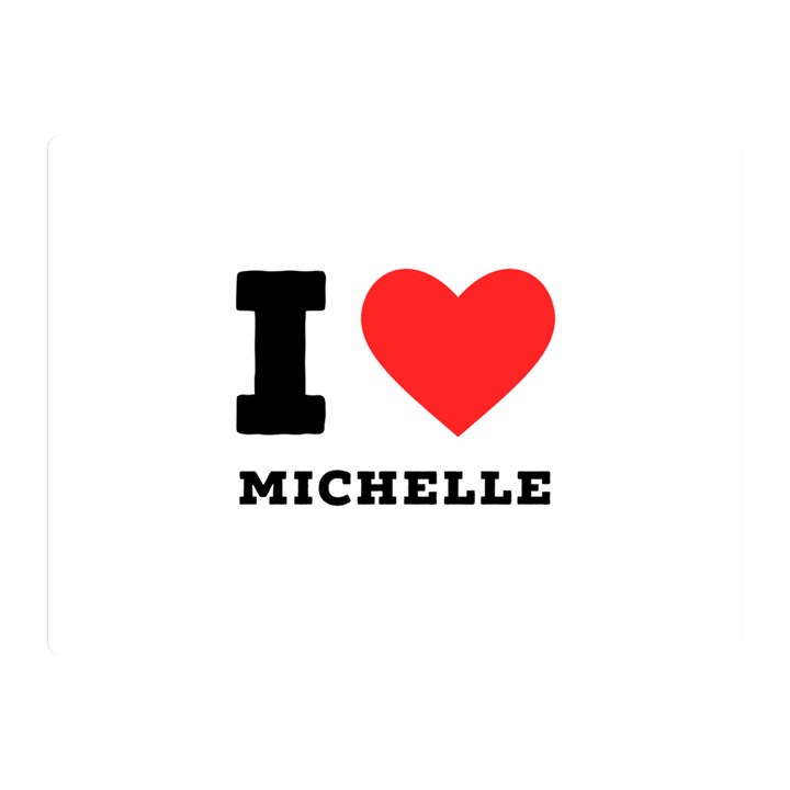 I love michelle Premium Plush Fleece Blanket (Mini)