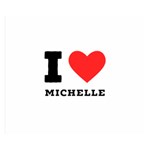 I love michelle Premium Plush Fleece Blanket (Small) 50 x40  Blanket Front