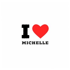 I Love Michelle Wooden Puzzle Square