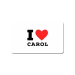 I love carol Magnet (Name Card) Front