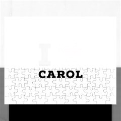 I Love Carol Rectangular Jigsaw Puzzl by ilovewhateva