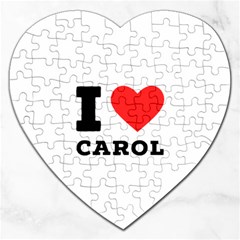 I Love Carol Jigsaw Puzzle (heart) by ilovewhateva