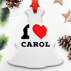 I Love Carol Ornament (christmas Tree) 