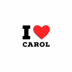 I Love Carol Wooden Puzzle Square