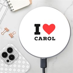 I Love Carol Wireless Fast Charger(white)