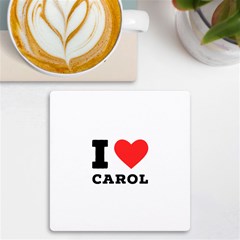 I Love Carol Uv Print Square Tile Coaster 