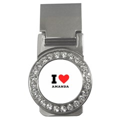 I Love Amanda Money Clips (cz)  by ilovewhateva