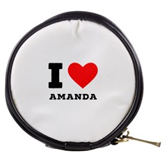 I Love Amanda Mini Makeup Bag by ilovewhateva