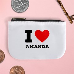 I Love Amanda Mini Coin Purse by ilovewhateva