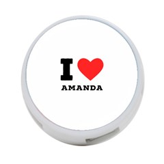 I Love Amanda 4-port Usb Hub (two Sides) by ilovewhateva