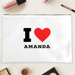 I Love Amanda Cosmetic Bag (xxl) by ilovewhateva