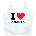 I love amanda Full Print Recycle Bag (XL) Front