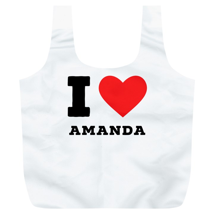 I love amanda Full Print Recycle Bag (XL)