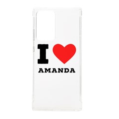 I Love Amanda Samsung Galaxy Note 20 Ultra Tpu Uv Case by ilovewhateva