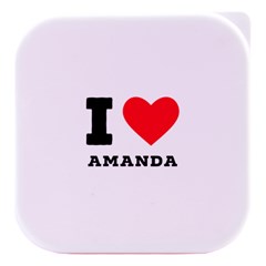 I Love Amanda Stacked Food Storage Container by ilovewhateva