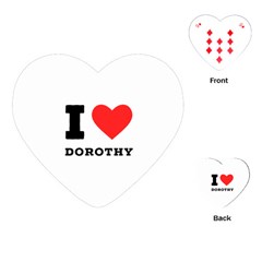 I Love Dorothy  Playing Cards Single Design (heart) by ilovewhateva