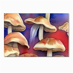 Mushroom Postcards 5  X 7  (pkg Of 10) by GardenOfOphir