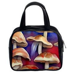 Mushroom Classic Handbag (two Sides) by GardenOfOphir