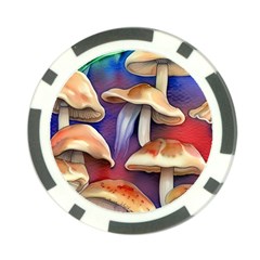 Mushroom Poker Chip Card Guard (10 Pack) by GardenOfOphir