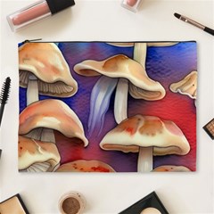 Mushroom Cosmetic Bag (xl) by GardenOfOphir