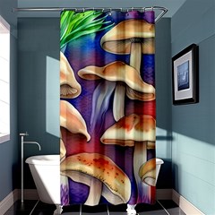 Mushroom Shower Curtain 36  X 72  (stall)  by GardenOfOphir