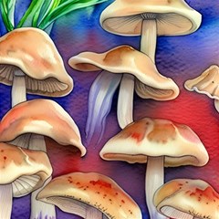 Mushroom Play Mat (square) by GardenOfOphir