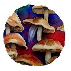 Mushroom Large 18  Premium Round Cushions