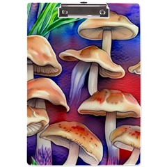 Mushroom A4 Acrylic Clipboard by GardenOfOphir