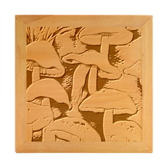 Mushroom Wood Photo Frame Cube by GardenOfOphir