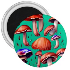 Mushroom Forest 3  Magnets by GardenOfOphir